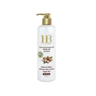 H&B Moist & Shine Argan Oil Hair Cream No-Rinse - Крем на основе арганового масла и силикона для увлажнения и укладки волос, несмываемый, 400ml