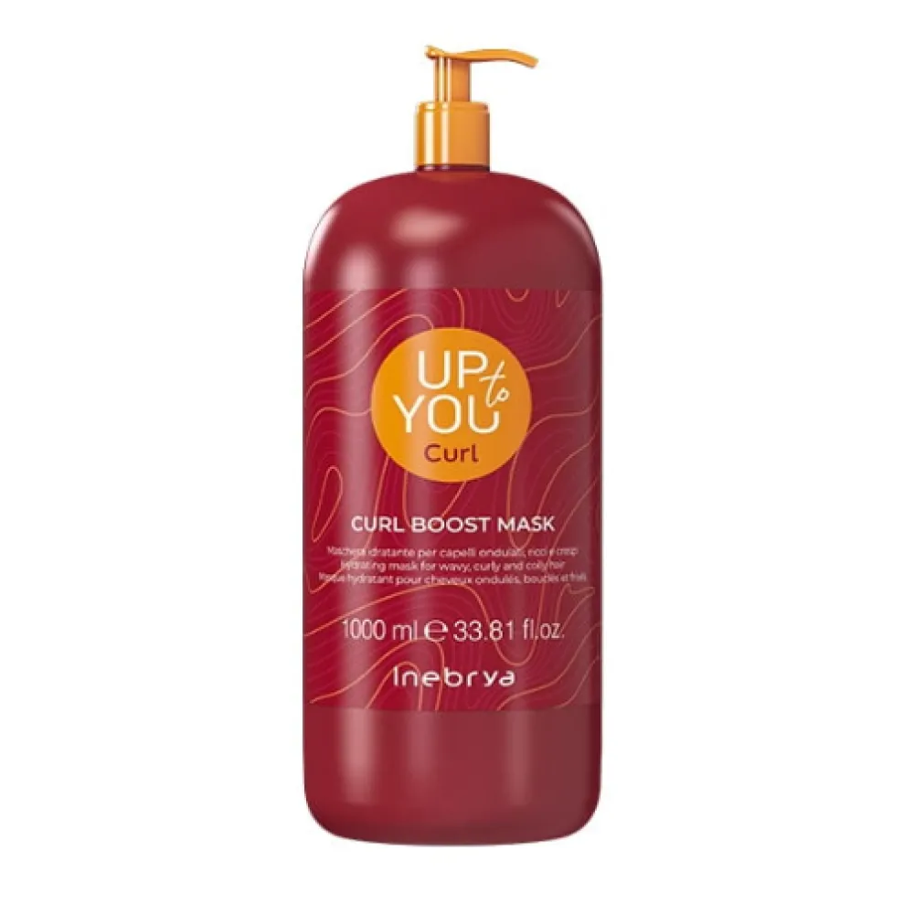 Inebrya UP to YOU Curl Boost Mask - Увлажняющая маска для кудрявых волос , 1000ml