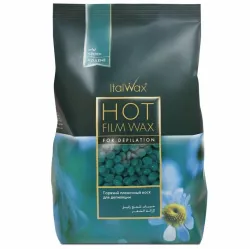 ItalWax Hot Film Wax AZULENE - Прозрачный плёночный воск АЗУЛЕН, 1000гр.