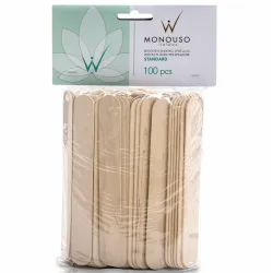 ItalWax деревянные шпатели, стандартные, 100шт.