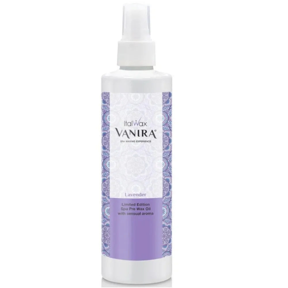 ItalWax VANIRA Pre Wax LAVANDA Oil - Масло перед депиляцией с лавандой, 250ml