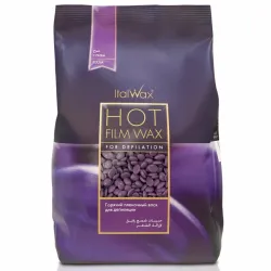 ItalWax Hot Film Wax PLUM - Прозрачный плёночный воск СЛИВА, 1000гр.