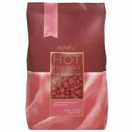 ItalWax Hot Film Wax ROSE - Воск для депиляции пленочный Роза, 1000g