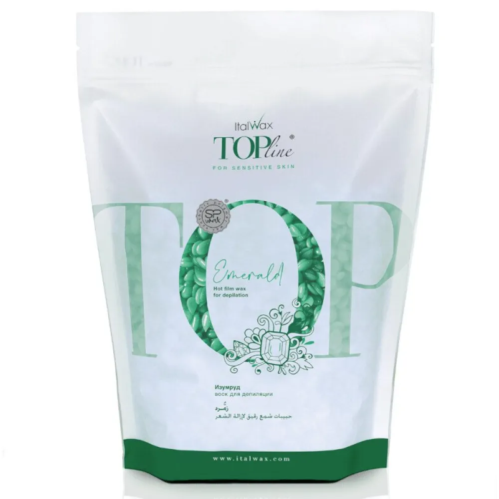 Italwax Top Formula EMERALD - Горячий плёночный воск в гранулах, 750гр. (BRLemerald)