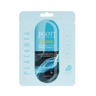 Jigott Placenta Real Ampoule Mask - Тканевая маска с экстрактом плаценты, 27ml