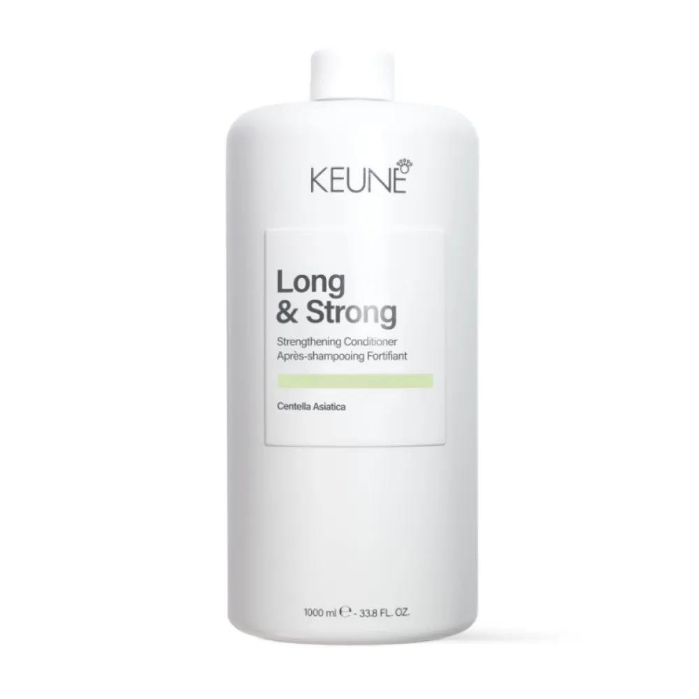 KEUNE Long & Strong Strenghtening Conditioner - Профессиональный укрепляющий кондиционер для длинных и ослабленных волос, 1000ml