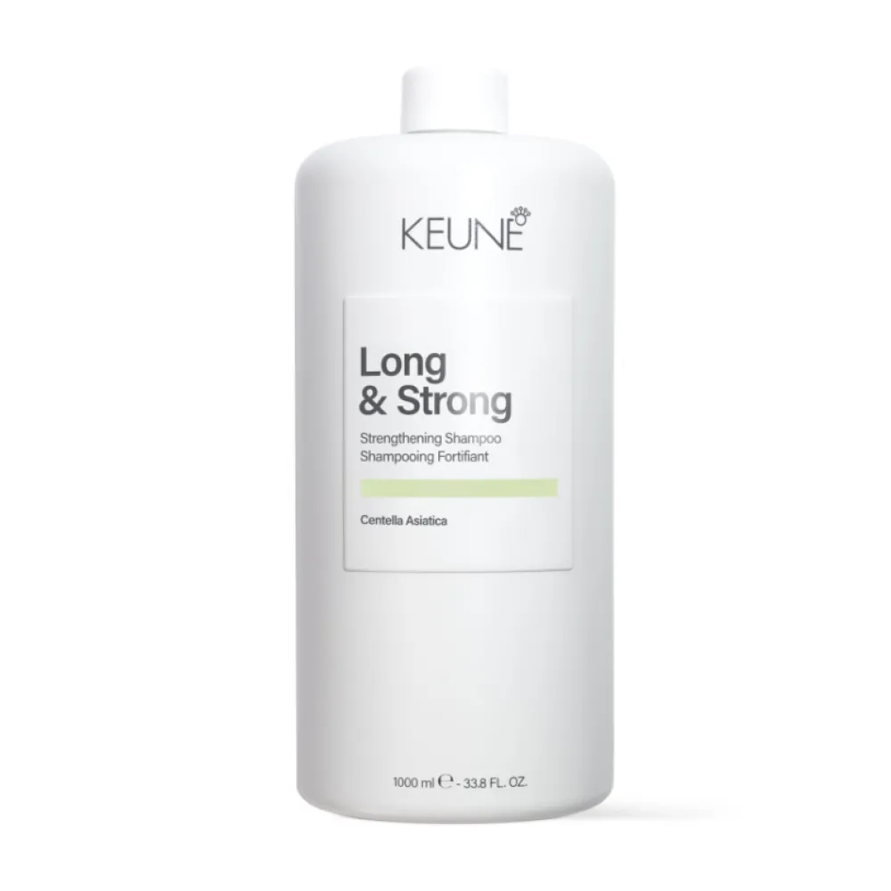 KEUNE Long & Strong Strengthening Shampoo - Профессиональный укрепляющий шампунь для длинных и ослабленных волос, 1000ml