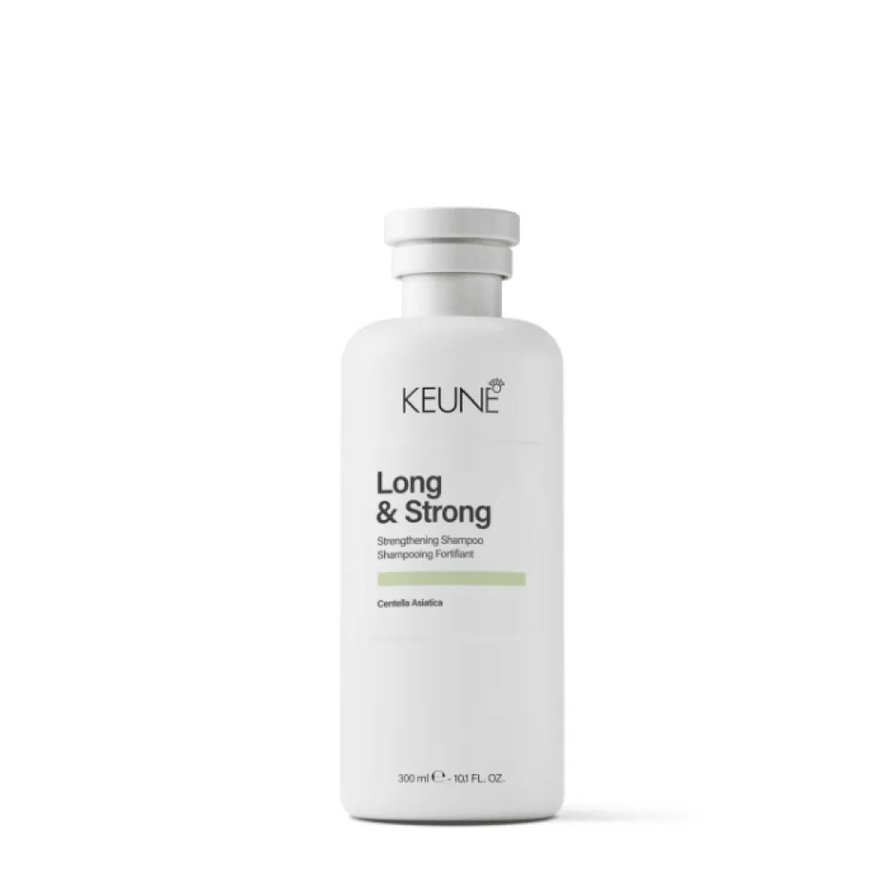KEUNE Long & Strong Strengthening Shampoo - Профессиональный укрепляющий шампунь для длинных и ослабленных волос, 300ml