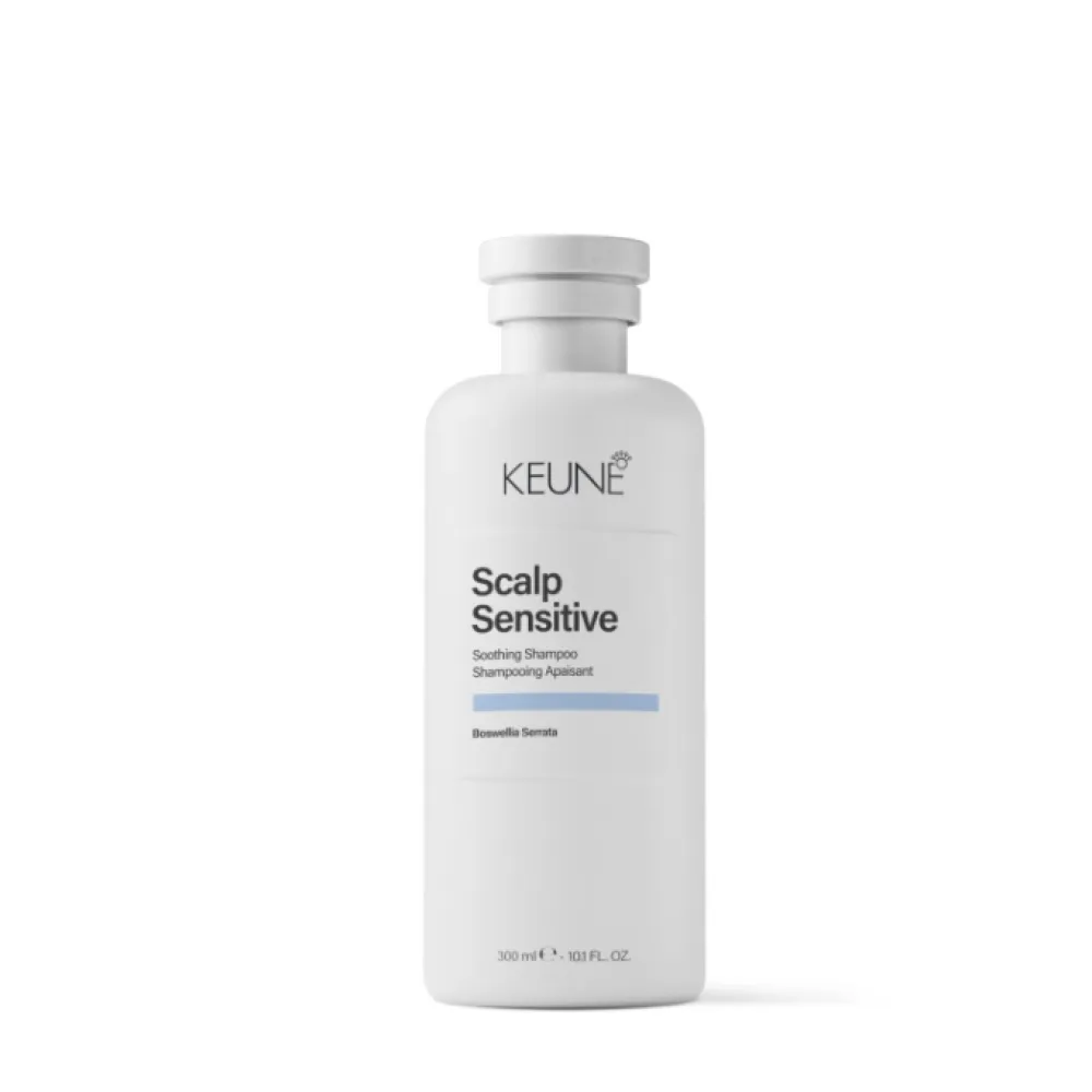 KEUNE Scalp Sensitive Soothing Shampoo - Профессиональный успокаивающий шампунь для чувствительной кожи головы, 300ml