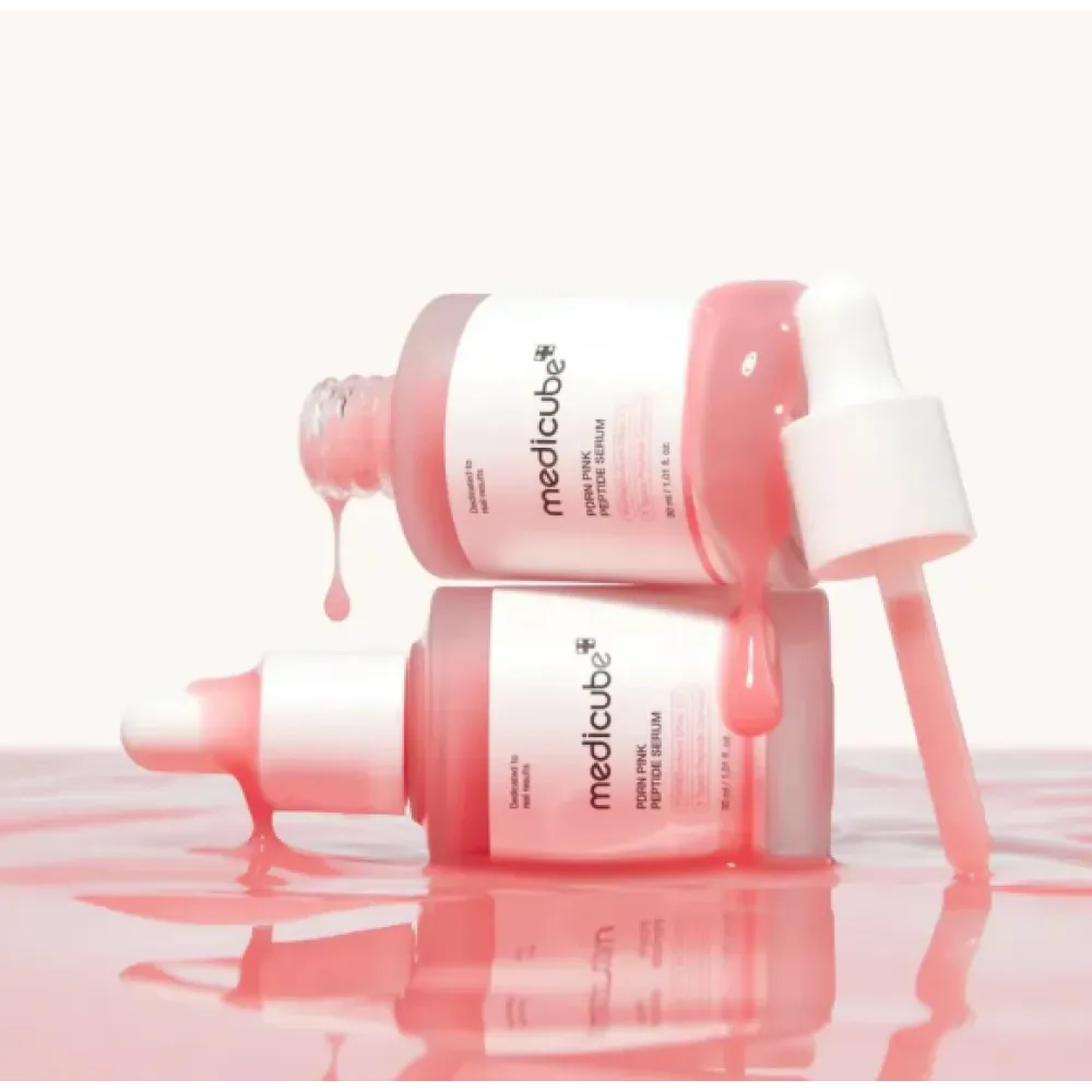 MEDICUBE PDRN Pink Peptide Serum - Высокоэффективная антивозрастная сыворотка с тройным комплексом коллагена, 30ml (108053)