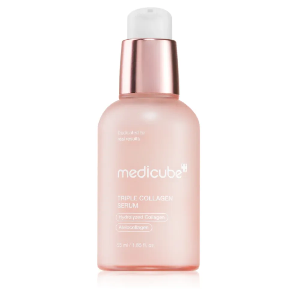 MEDICUBE Triple Collagen Serum - Высокоэффективная антивозрастная сыворотка с тройным комплексом коллагена, 55ml (114351)